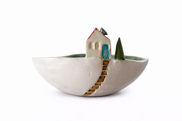 miski i misy Miseczka ceramiczna DOMEK