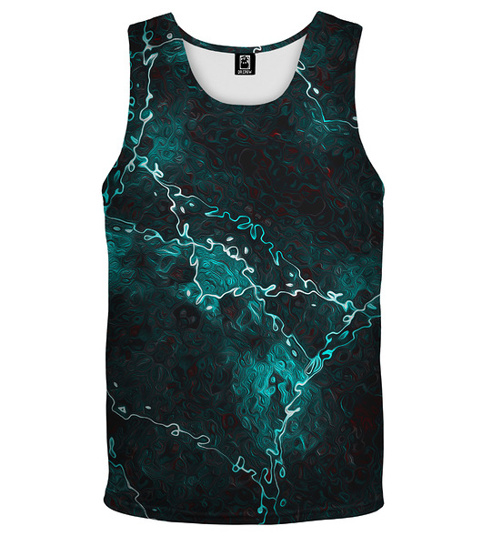 t-shirty męskie DR.CROW Bokserka Męska Marble Turquoise