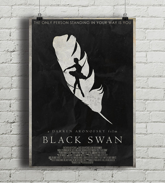 plakaty Plakat Czarny Łabędź