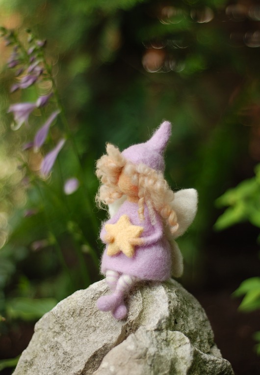 karuzele i girlandy do łóżeczka LiliowaWróżka - Waldorf toys