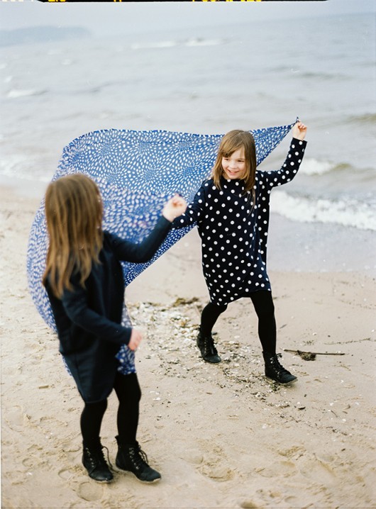 Sukienka oversized -girl kropki patkas
