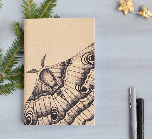 Eko-notes A5 motyl Anna Chudzik Pawlik Art
