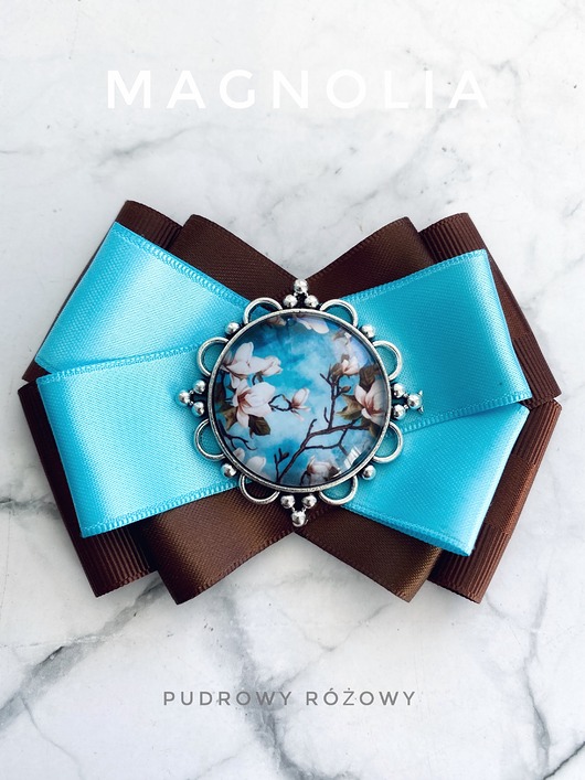 broszki Kolekcja Kwiatowa Kwiat Magnolii  NEW