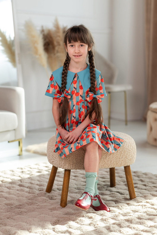 sukienki dla dziewczynki Sukienka Cherry Retro