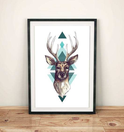 Geometry deer (A2) Pracownia Uroczysko