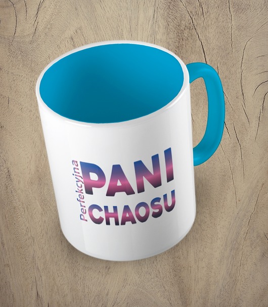 kubki Kolorowy kubek PERFEKCYJNA PANI CHAOSU - mix kolorów