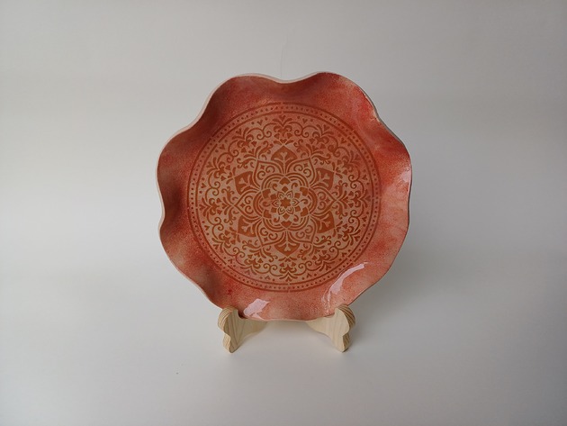 patery i talerze Talerz Ceramiczny Mandala
