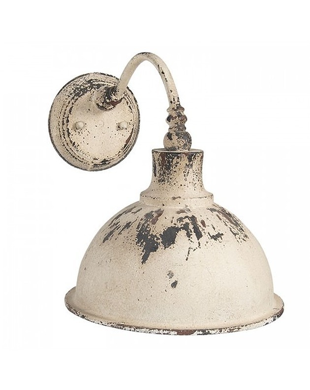 kinkiety Kinkiet Metalowy Kremowo Brązowy Gabi