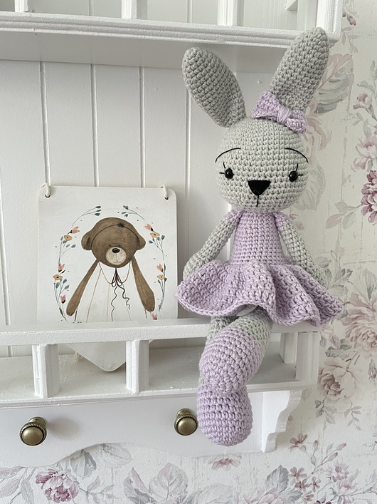 Maskotka króliczek Florentynka 35 cm GroKo Design