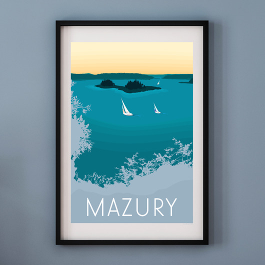 plakaty Plakat MAZURY