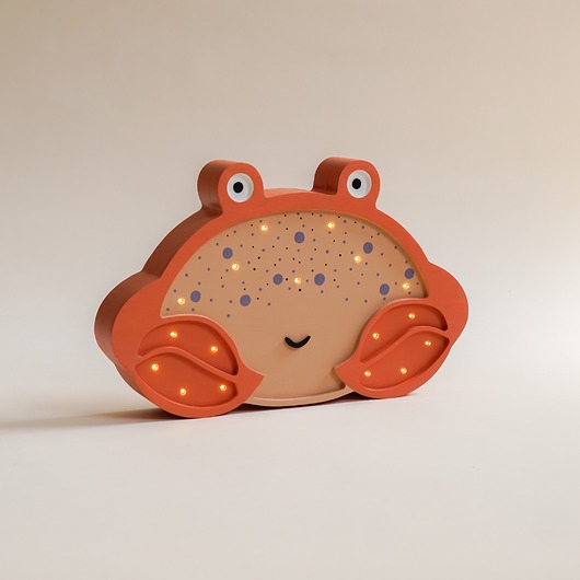 lampy do pokoju dziecka Drewniana Lampka Krab