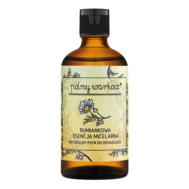 oczyszczanie i demakijaż twarzy Rumiankowa Esencja Micelarna - naturalny płyn do demakijażu