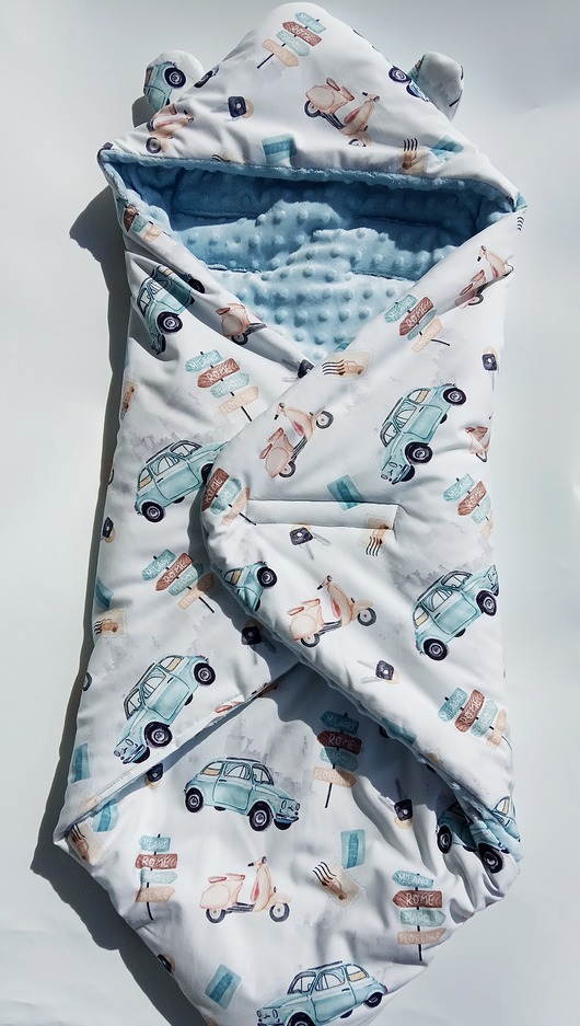 Kocyk do fotelika z wypeł. Zimowy RÓŻNE WZORY Mi Bebe