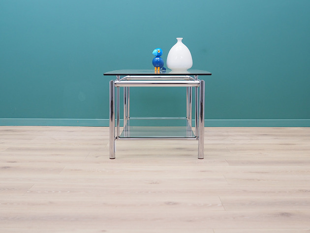 stoliki kawowe Stolik szklany, duński design, lata 70, produkcja: Dania