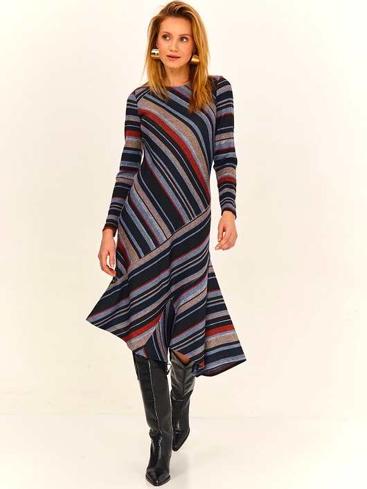 sukienki midi damskie Sukienka z asymetrycznym dołem-25%