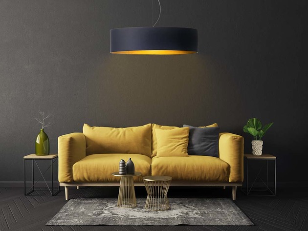 Lampa salonowa PORTO GOLD fi - 80 cm LYSNE