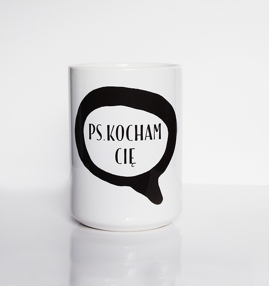 kubki P.S. Kocham Cię, kubek na walentynki