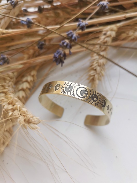 bransoletki złote Bransoletka MOON