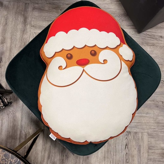 dekoracje świąteczne Poduszka świąteczna piernik Mikołaj