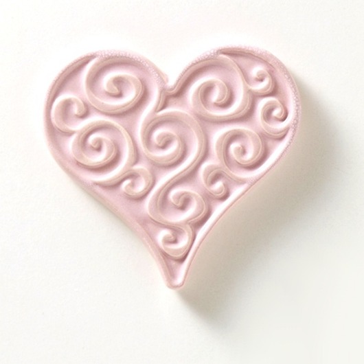 magnesy Serce od serca, magnes, różowe, w pudełku