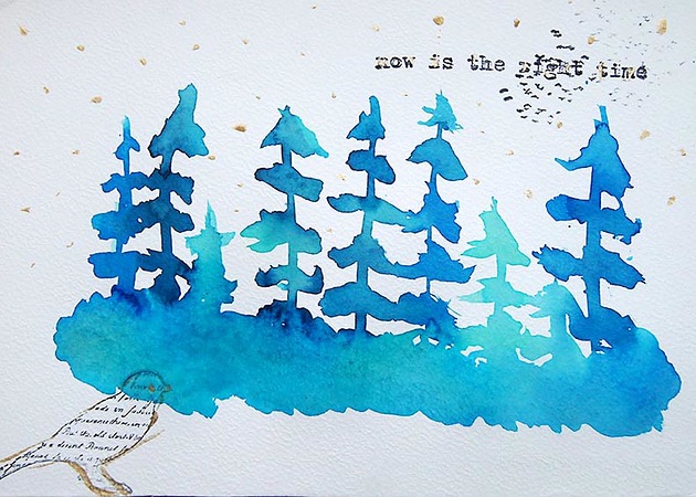 grafiki i ilustracje Leśne inspiracje