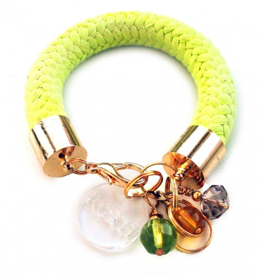 Rope bracelet /mat/ neon Monika Roth