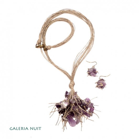 deszcz ametystów - komplet galeria nuit