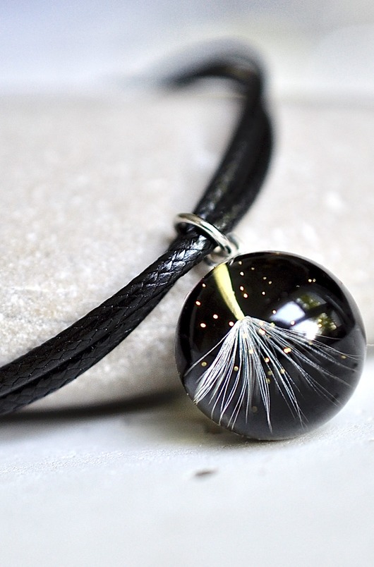 Bransoletka sznurkowa z dmuchawcem Grol Jewellery