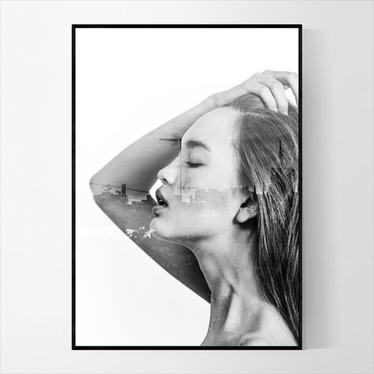 Plakat NATURE GIRL 50x70 CM MUKKO