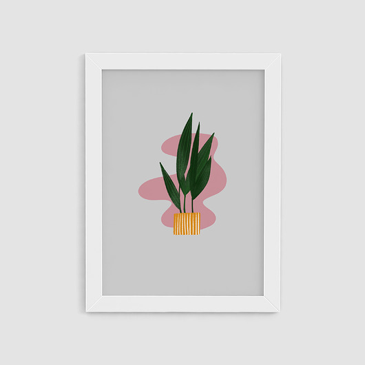 plakat / palma #2 / a4 Magdalena Morzuch