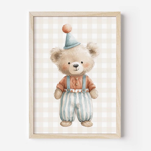 obrazy i plakaty do pokoju dziecięcego Plakat Na Ścianę Dla Dzieci Bajkowy Cyrk nr. 2