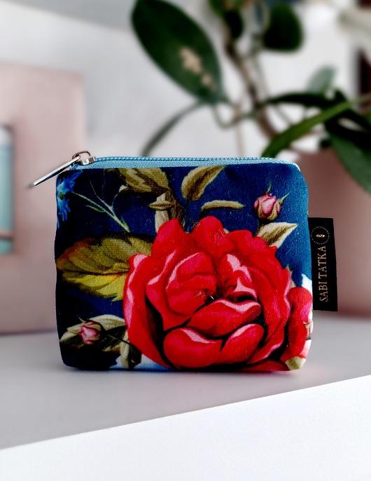 portfele damskie Portfel card holder Róża N2