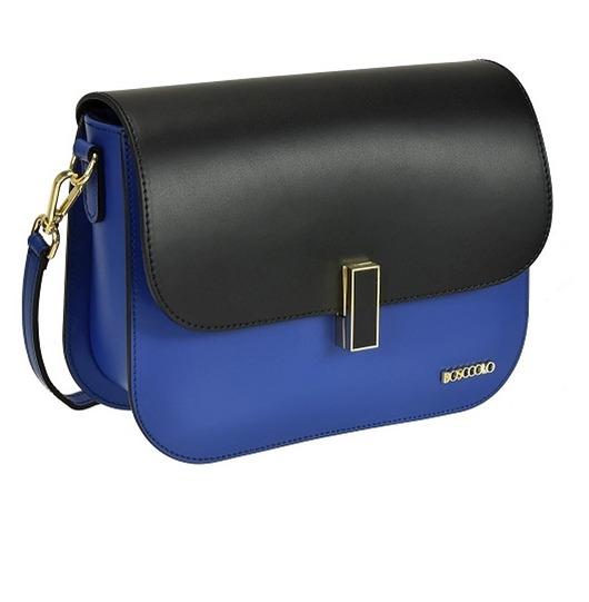 torby na ramię Torebka Skórzana z ozdobnym zapięciem (6186)