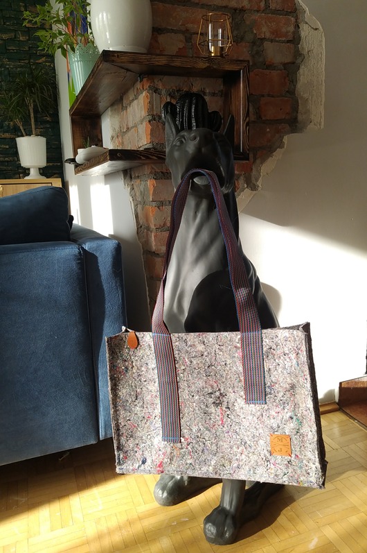 torby XXL Torba filcowa shoper bag