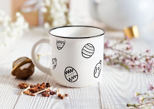 Wielkanoc - inne Wielkanocny kubek w pisanki