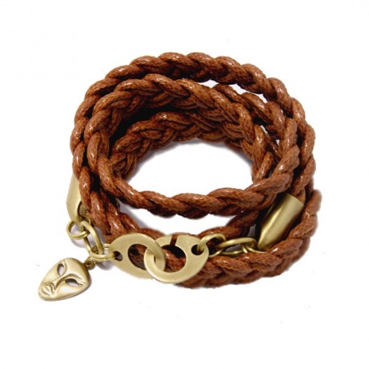 Strap brązowa z maską ZAMÓWIENIE SHEandHE