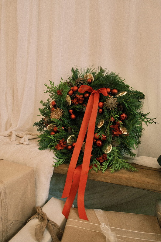 wianki bożonarodzeniowe Wianek świąteczny "Felice"