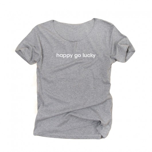 happy go lucky - organic t-shirt mmhm