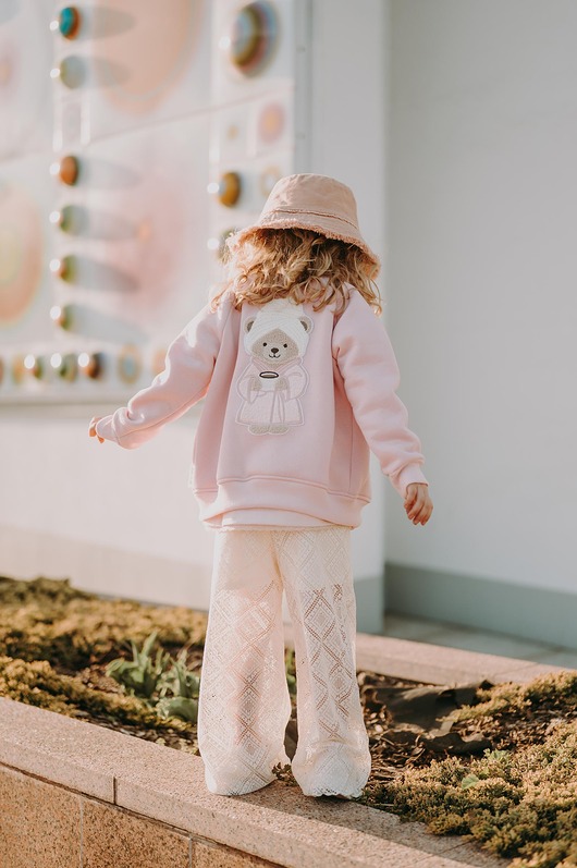 bluzy dla dziewczynki Bluza rozpinana bomberka Louis Teddy