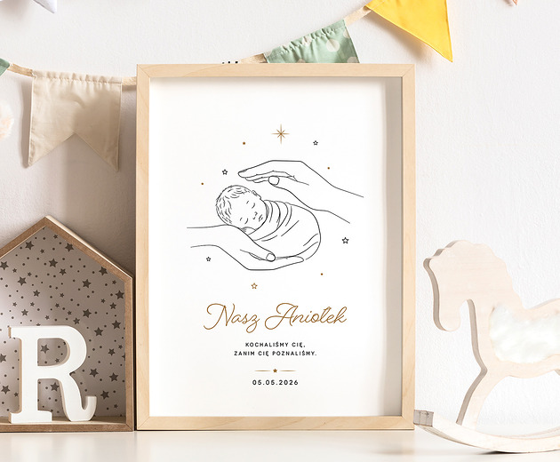 grafiki i ilustracje Plakat personalizowany Baby - 001