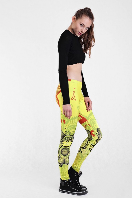 Limonkey - legginsy Frifru