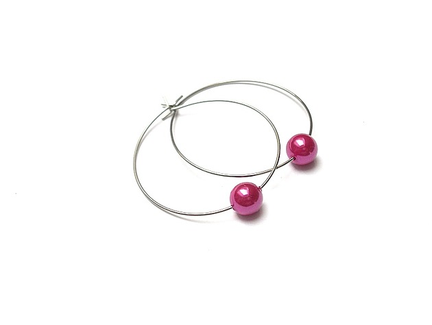 Alloys Collection /one pearl/ Fuksja KiKa pracownia