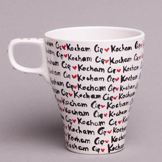 Kubek Kocham Cię Ważka Nieważka