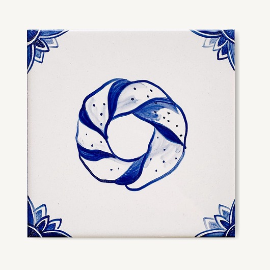 podkładki do kuchni Obwarzanek krako(w)ski na kafelku