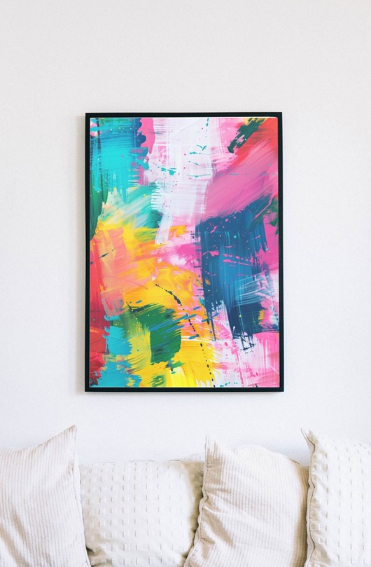 plakaty Plakat - Abstract brush 2