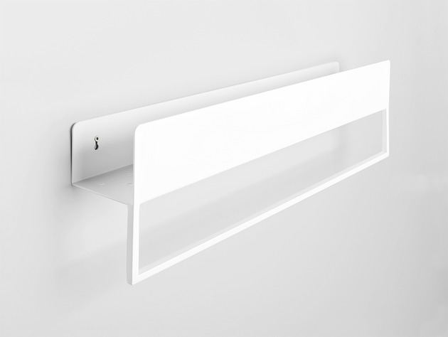 regały i półki Mealowa półka z wieszakiem LANDA RE-HANG 50/70/100 cm - biała
