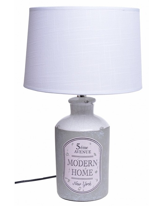 Lampa Porcelanowa New York Biała MIA home