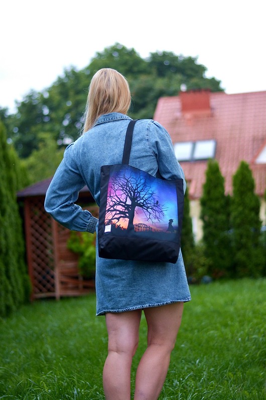 torby na ramię Torba shopper na zakupy torba na ramię torebka drzewo