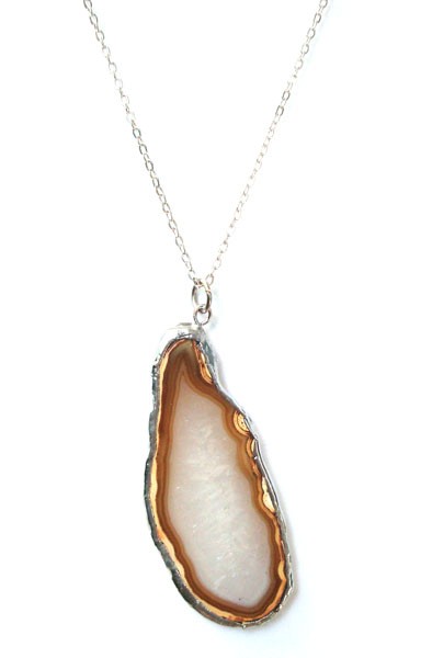 Brown Agate / Necklace Monika Roth