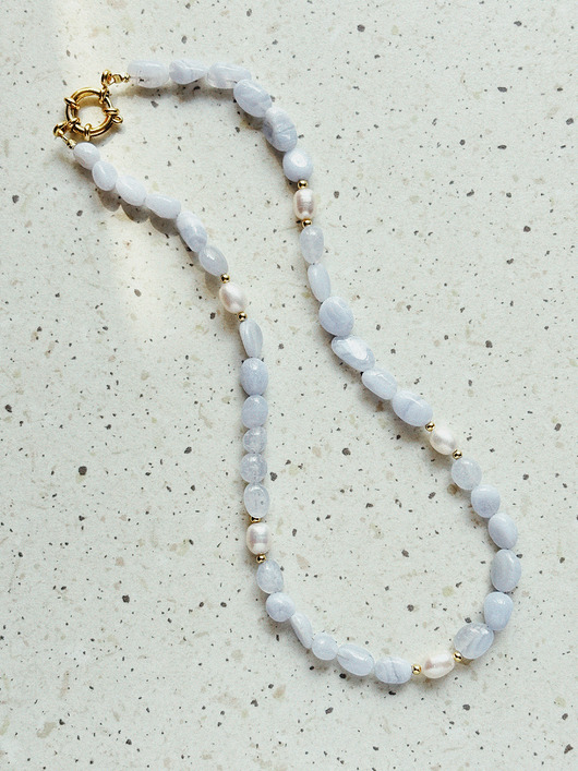 złote naszyjniki Naszyjnik Summer chalcedon